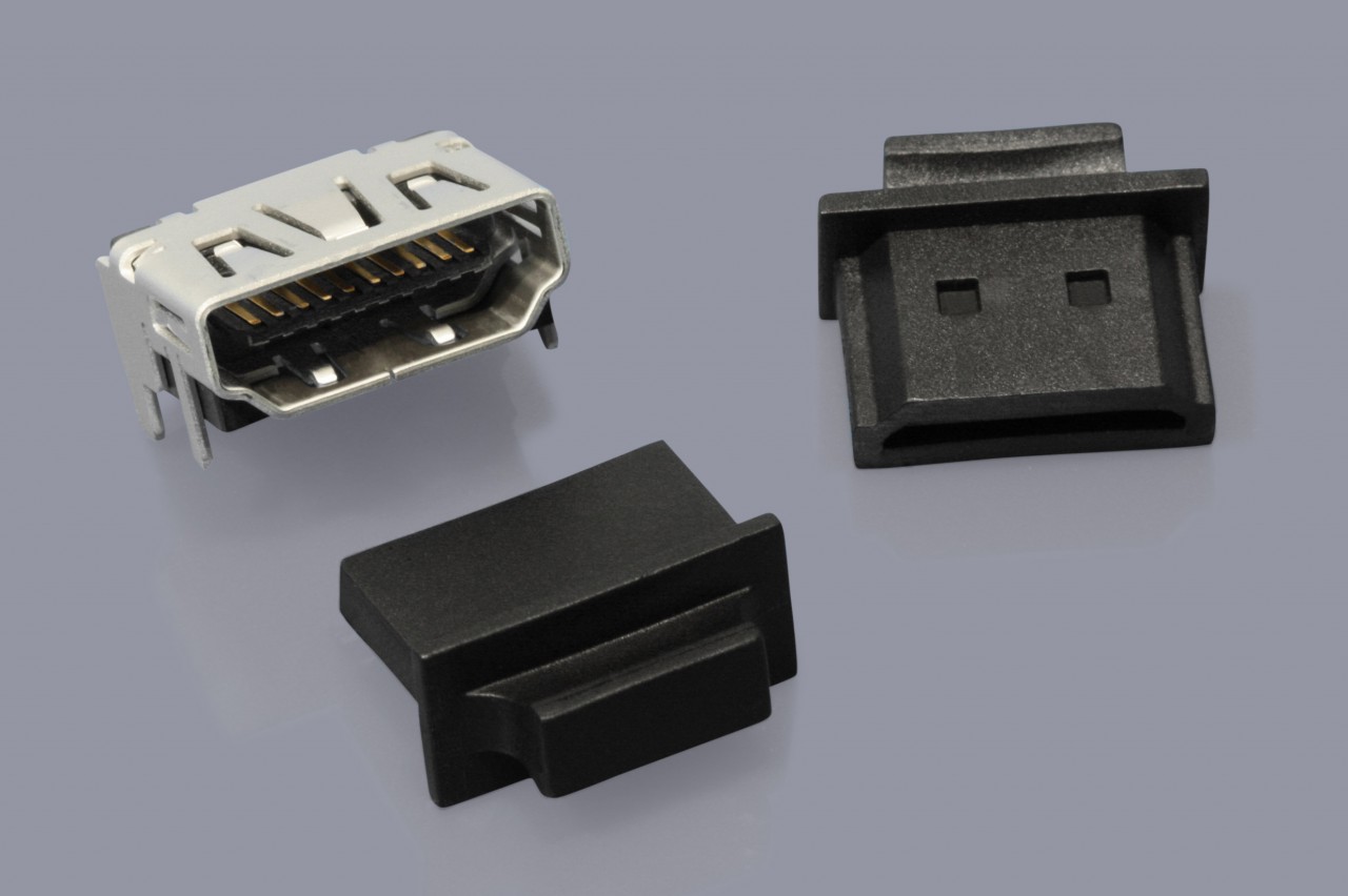 HDMI female connector dust covers