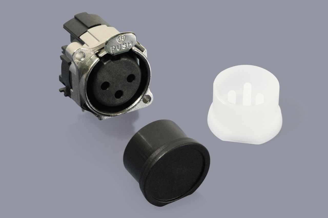 XLR connector dust covers
