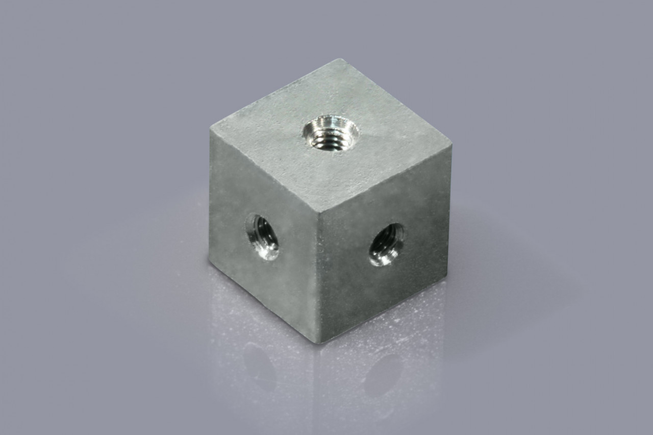 Threaded mounting cubes, type A